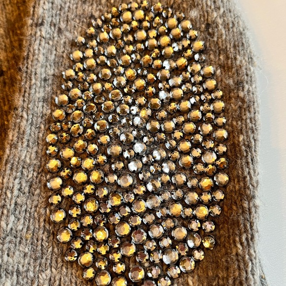 Juicy Couture Wool and Cashmere Cardigan w/ Rhinestones Size S. - Picture 5 of 13